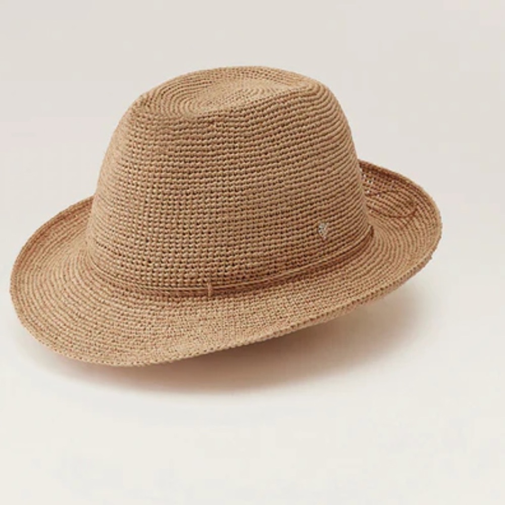 NEW HELEN KAMINSKI Packable Raffia Fedora Hat